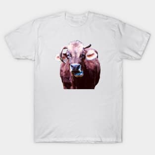 The ugliest cow in Switzerland / Swiss Artwork Photography T-Shirt